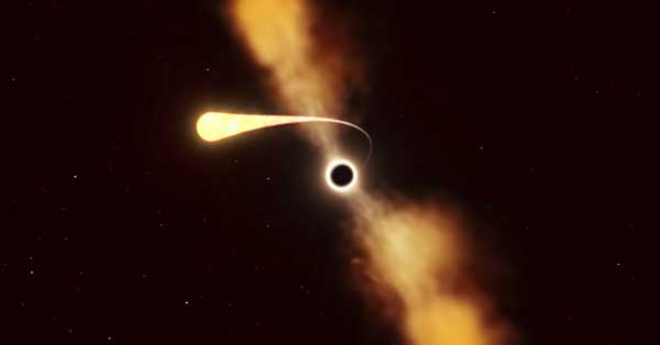 اسپاگتی ‌شدن ستاره سیاه‌چاله