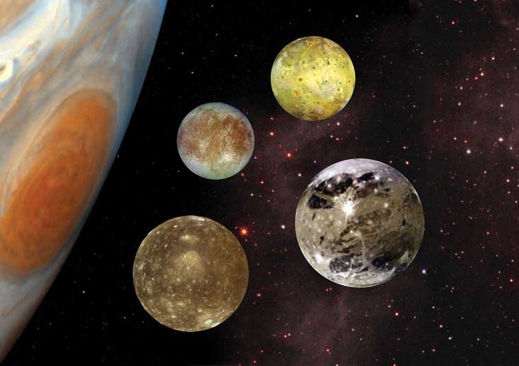 قمرهای منظومه شمسی مشتری گالیله