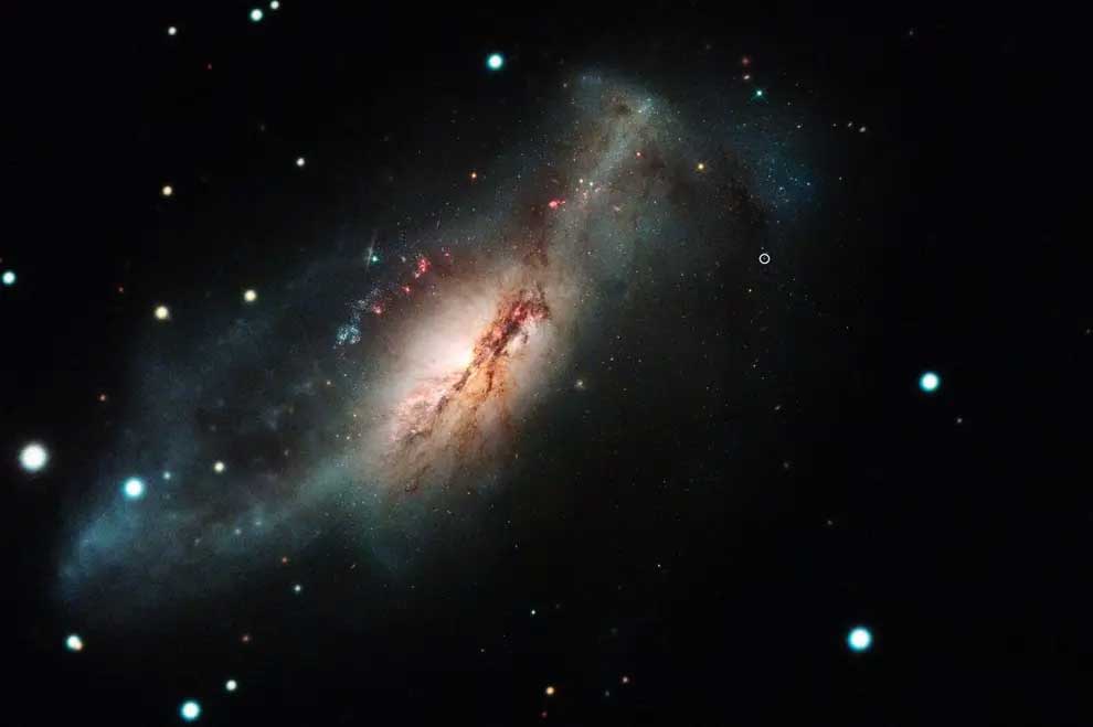 کهکشان NGC2146 و ابرنواختر جدید SN2018zd