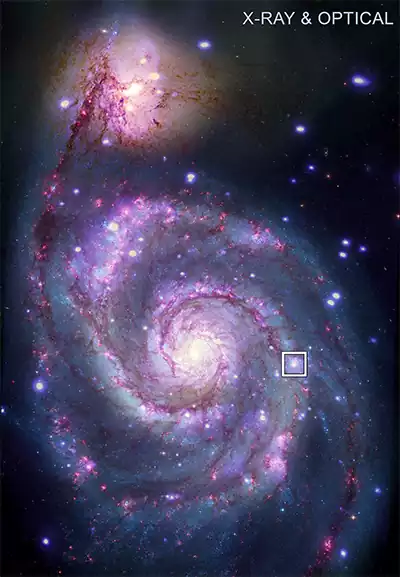 کهکشان م51 M51